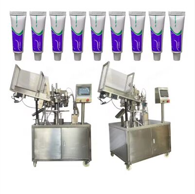 Giá tốt Factory Custom Cream Glue Automatic Metal Aluminum Soft Tube Filling Sealing Tube Filling Machine trực tuyến