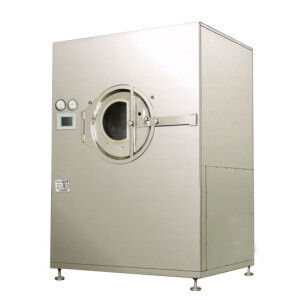 Giá tốt Máy phủ phim hoàn toàn tự động Phù hợp với máy tính bảng / viên nén / thuốc viên trực tuyến