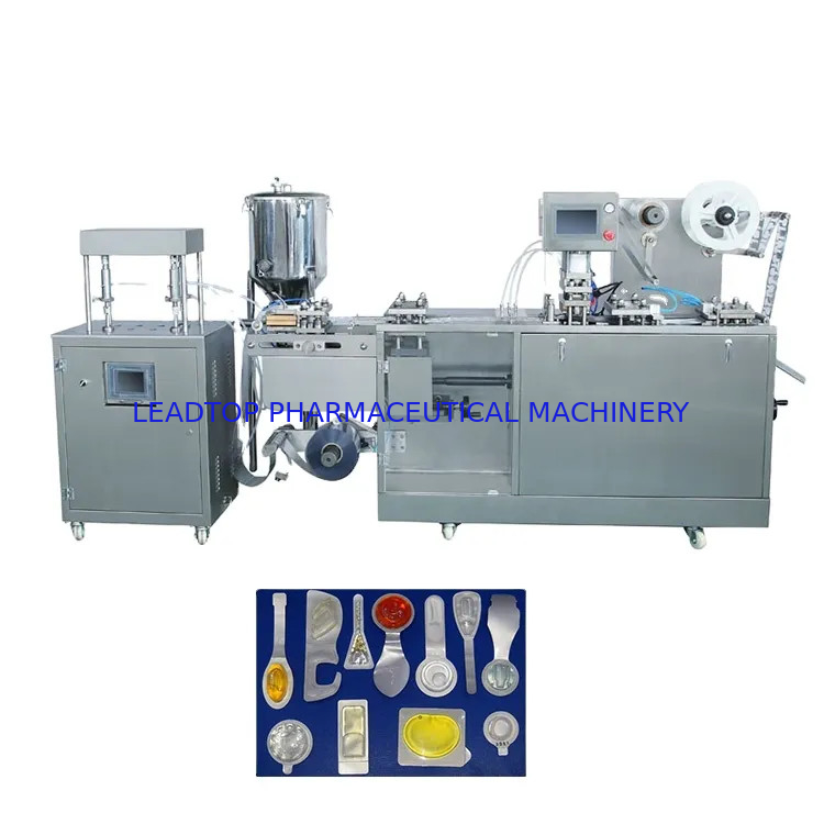 Máy đóng gói vỉ nước hoa dạng lỏng hoàn toàn tự động Tấm phẳng khách sạn Jam Butter 6.0kW