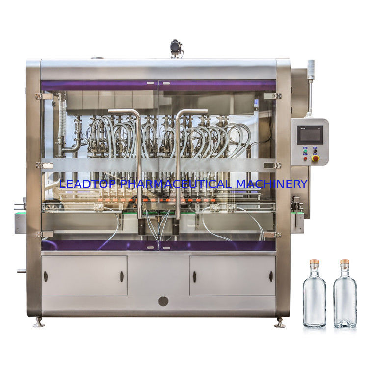 Máy điền chai và nắp chai nước trái cây Máy điền chai nước trái cây 0.6MPa Áp suất không khí < 1% Độ chính xác
