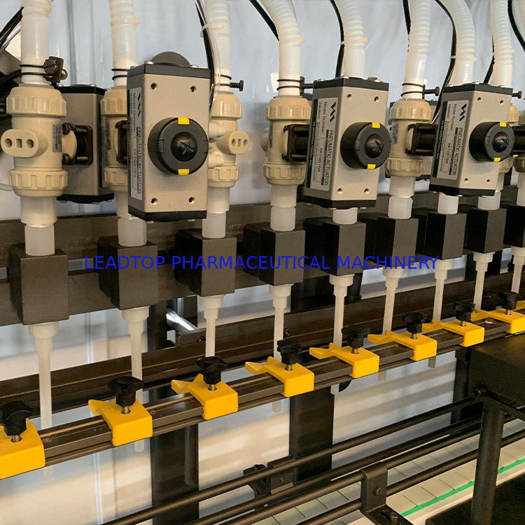 Máy nạp chai chất lỏng tự động xoay 700 kg Năng lượng tiêu thụ 6 kW Chứng nhận CE