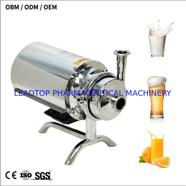 Bơm ly chất lỏng nhớt NSF được chứng nhận hiệu suất cao bơm ly tâm cho Dược phẩm xử lý nước Công nghiệp thực phẩm