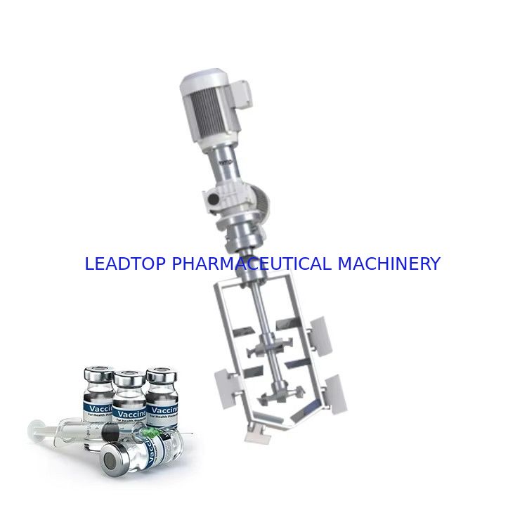 Cấu hình pha trộn cơ học gắn dưới cùng cho hỗn hợp vật liệu độ nhớt cao và tinh thể hóa