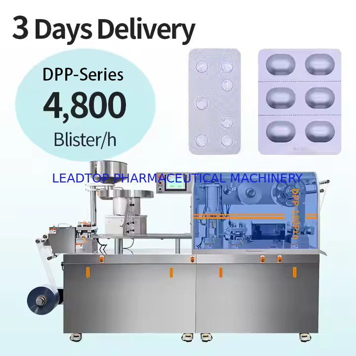 PLC Blister Packing Machine 30-60pcs/min với 1.5 Motor Power