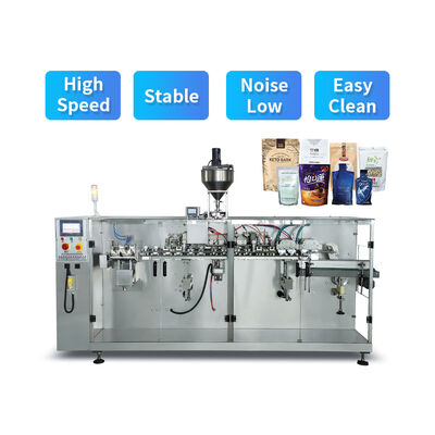 Giá tốt Fully Automatic High Speed Three Servo Food Beverage Chemical Pouch Filling Horizontal multifunctional packaging machine trực tuyến