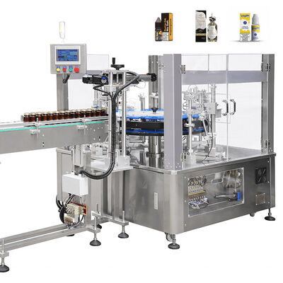 Giá tốt Liquid Foundation & Lotion Cartoning Machine Fully Automatic Box Carton Packing Machine with Instruction Manual Putting Máy đóng hộp hoàn toàn tự động online